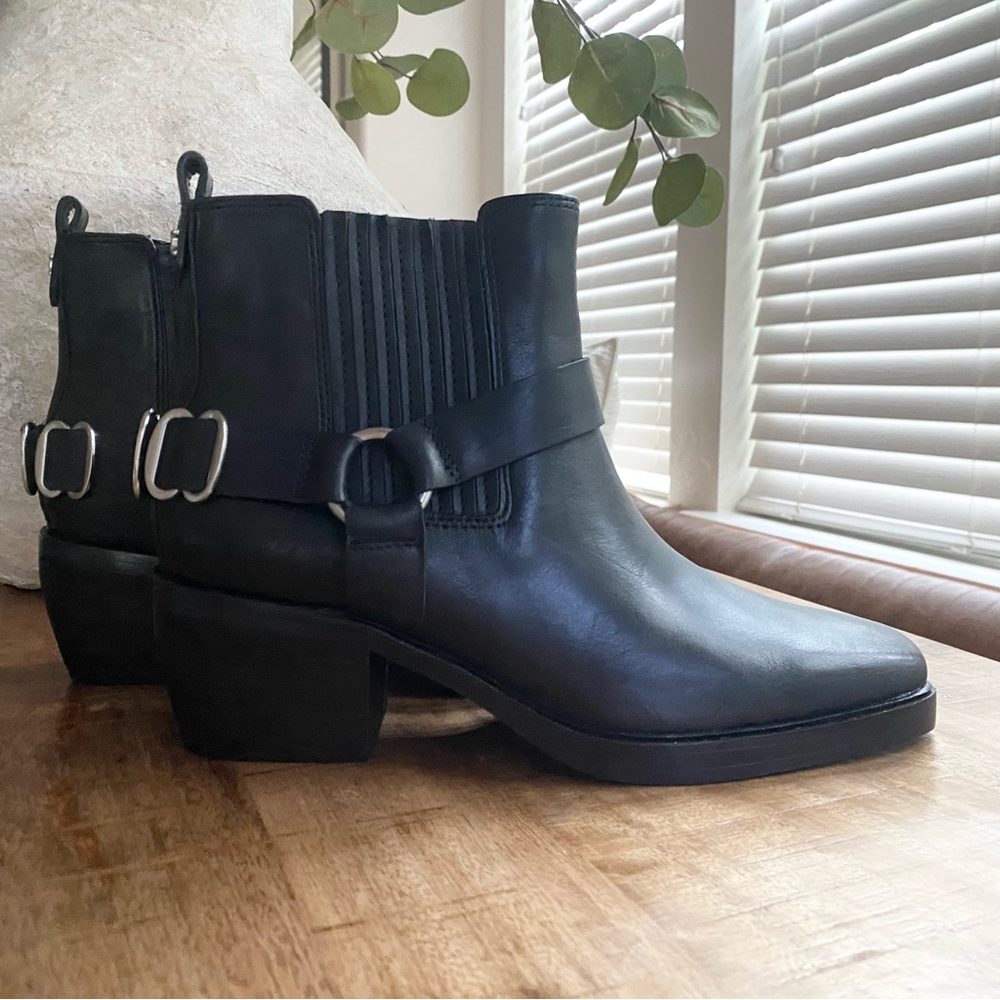 Sam Edelman Black Ankle Boots - Picture 9 of 11